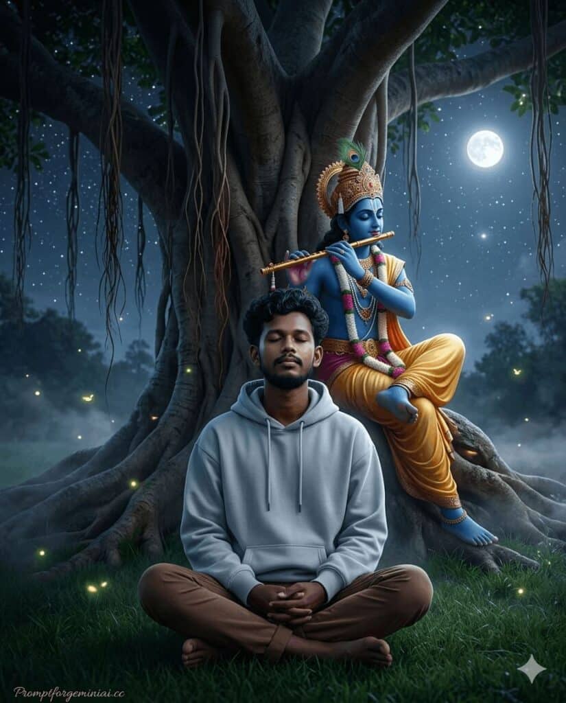 Lord Krishna AI photo prompts