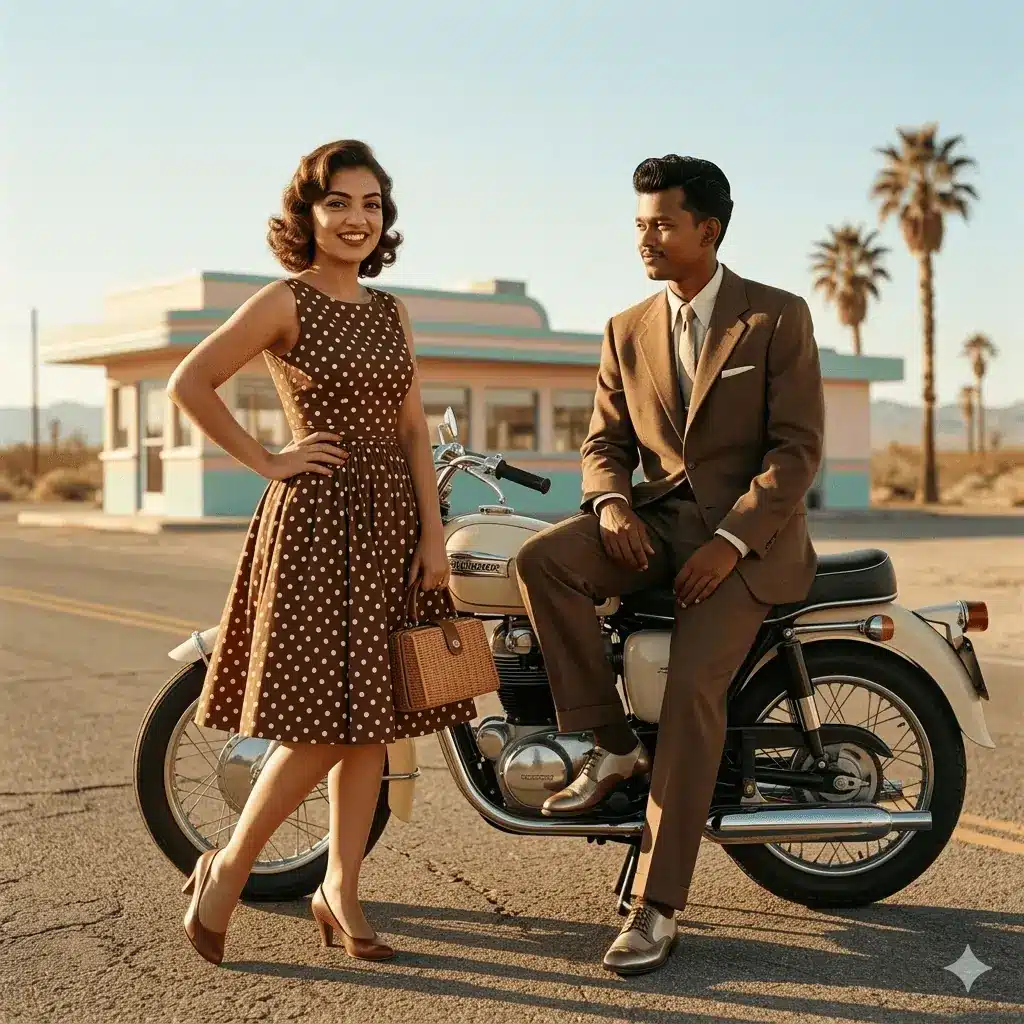 Vintage Retro Couple AI Photo Prompts